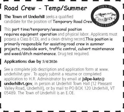 Road Crew Advertisement